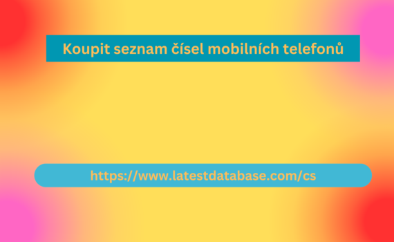 Koupit seznam čísel mobilních telefonů