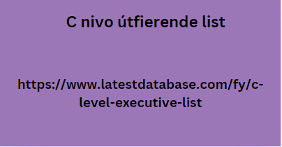 C nivo útfierende list