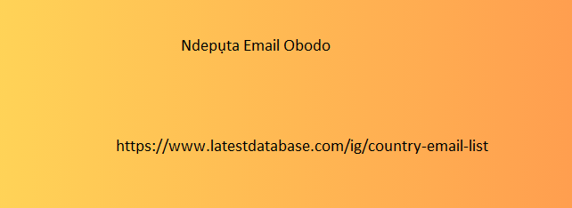 Ndepụta Email Obodo