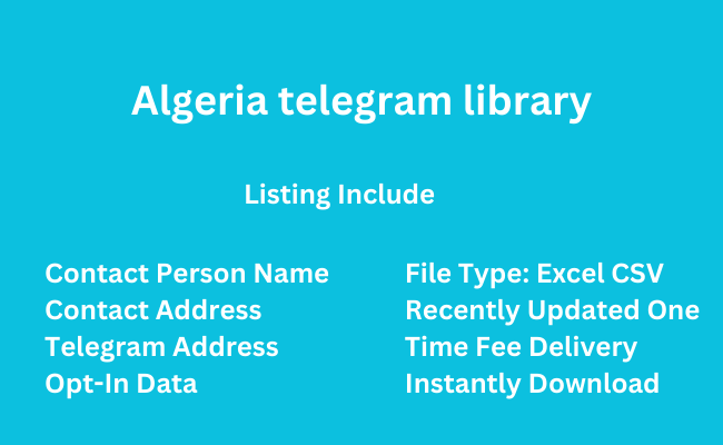 Algeria telegram library