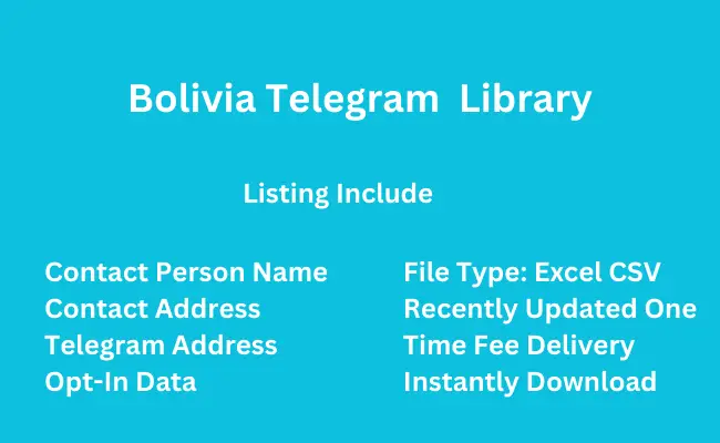 Bolivia telegram library