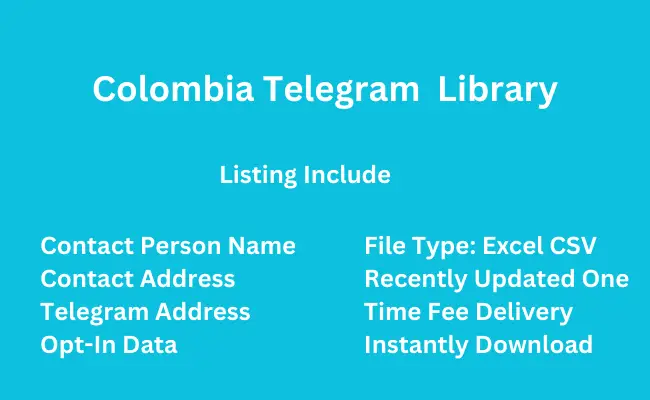 Colombia telegram library