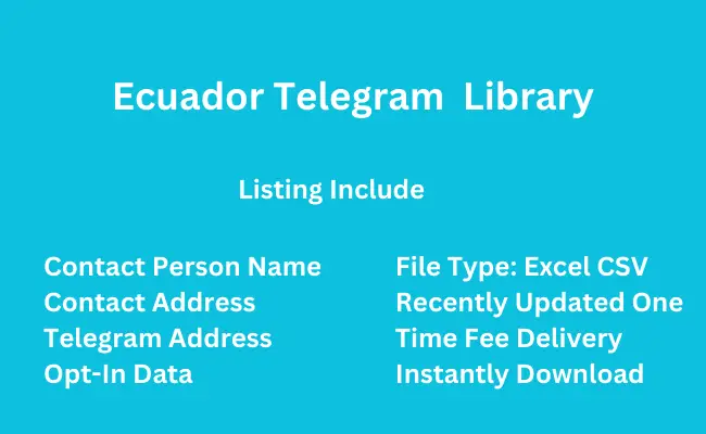 Ecuador telegram library