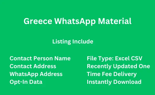 Greece whatsapp material