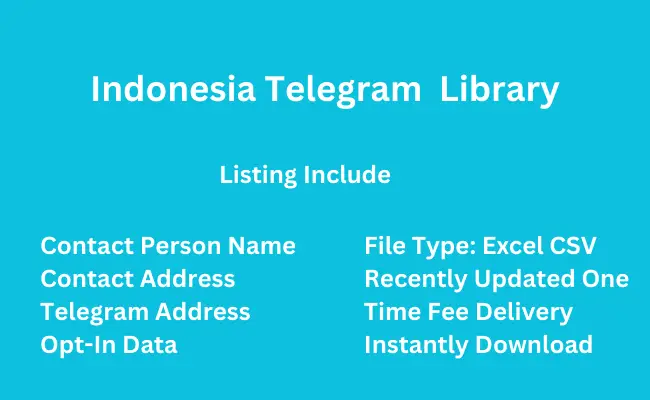 Indonesia telegram library