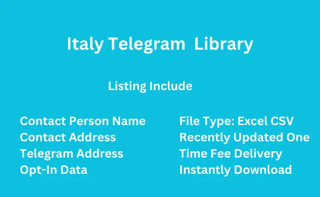 Italy telegram library