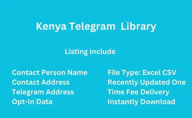 Kenya telegram library