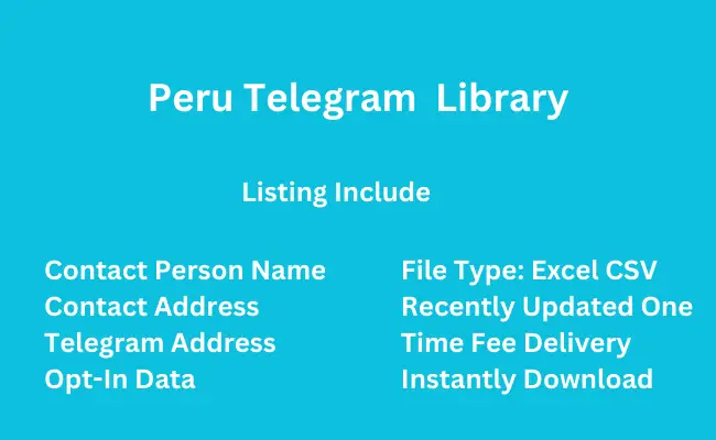 Peru telegram library