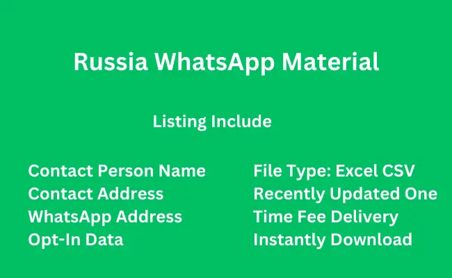 Russia whatsapp material