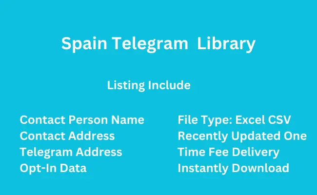 Spain telegram library