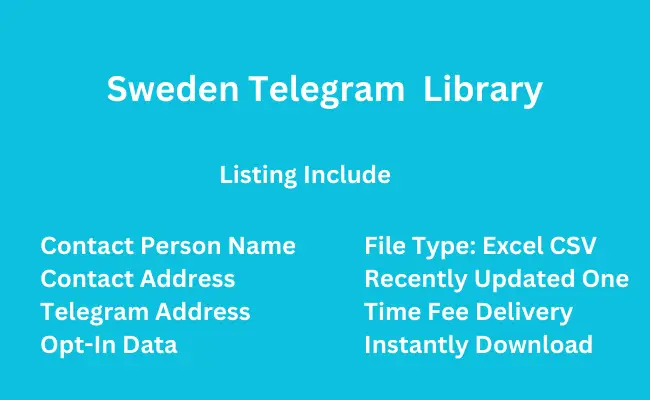 Sweden telegram library