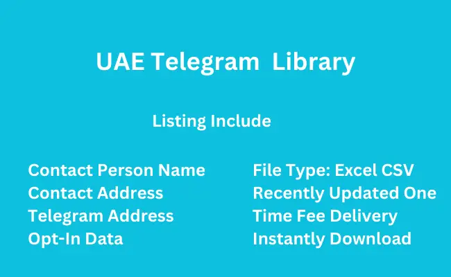 UAE telegram library